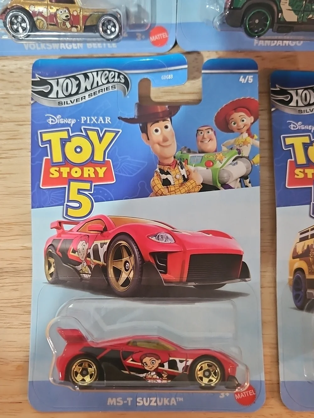 2026 Hot Wheels Toy Story 5 Silver Series Complete Set 1-5 NEW